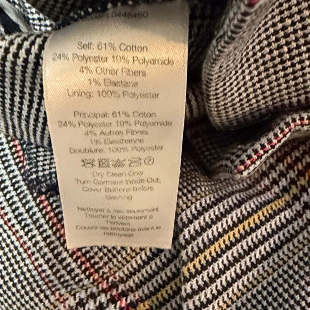 Veronica Beard Checkered Cropped Leg Pants